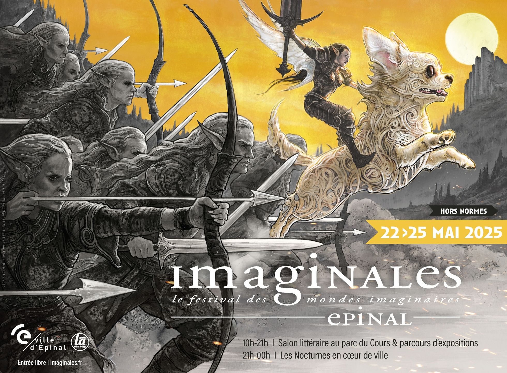 Et voici l'affiche des Imaginales 2025 !